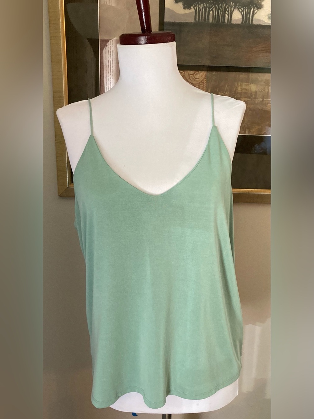 NWT Maurices Seafoam Green Spaghetti Strap Camisole Sz Large
Super Soft Comfy